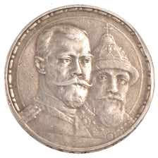 Russia, Nicholas II, Rouble, 1913, St. Petersburg, BB, Argento, KM:70