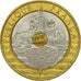 Coin, France, Mont Saint Michel, 20 Francs, 1992, EF(40-45), Tri-Metallic