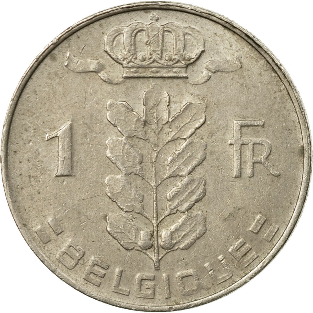 Coin, Belgium, Franc, 1974, EF(40-45), Copper-nickel, KM:142.1