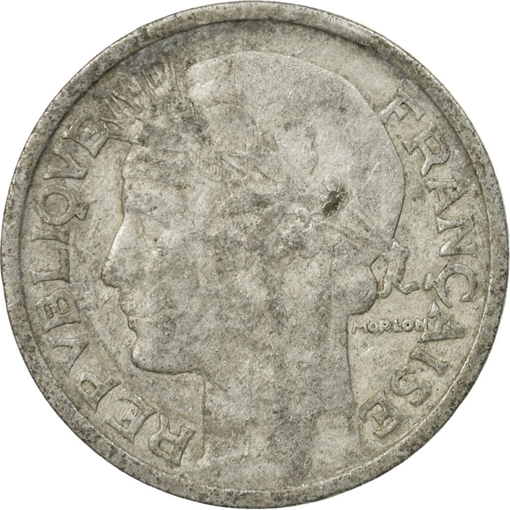 Coin, France, Morlon, 2 Francs, 1949, VF(30-35), Aluminum, KM:886a.1