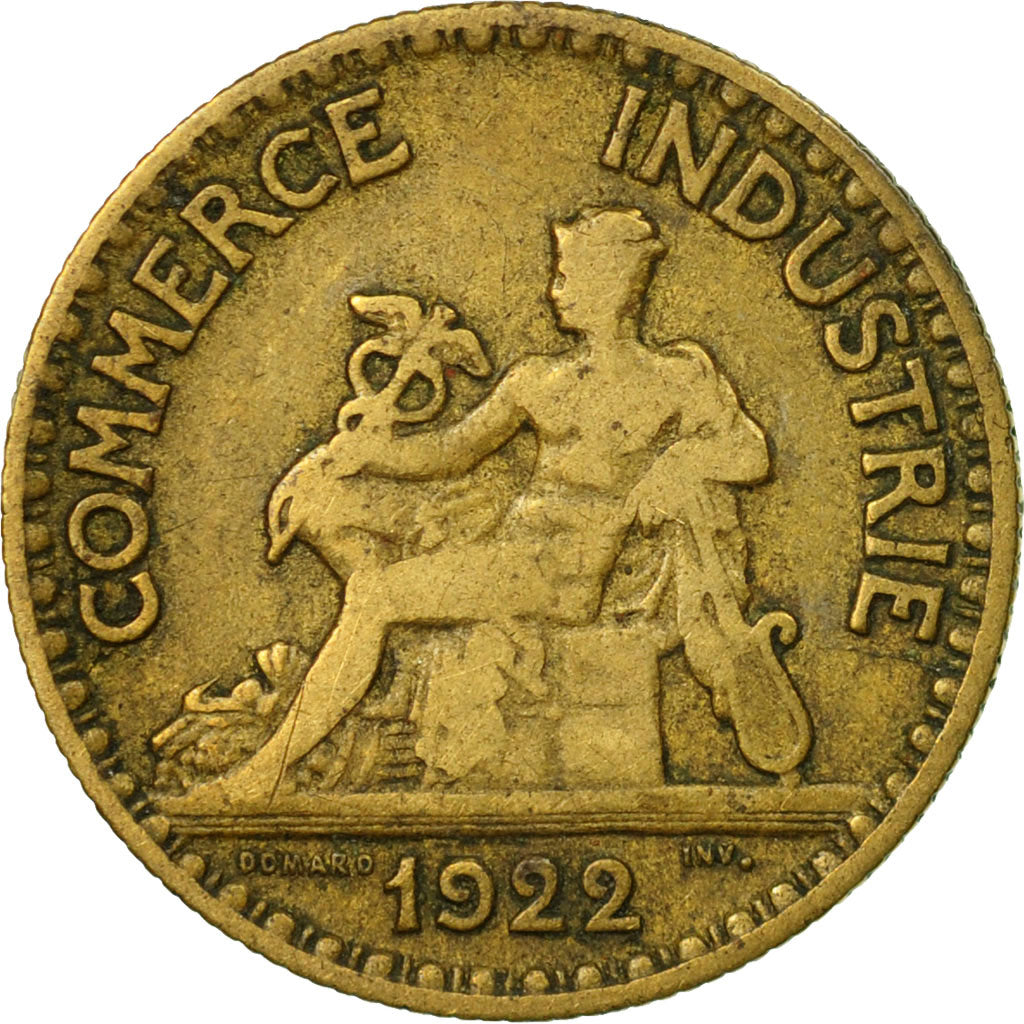 Münze, Frankreich, Chambre de commerce, 50 Centimes, 1922, S, Aluminum-Bronze