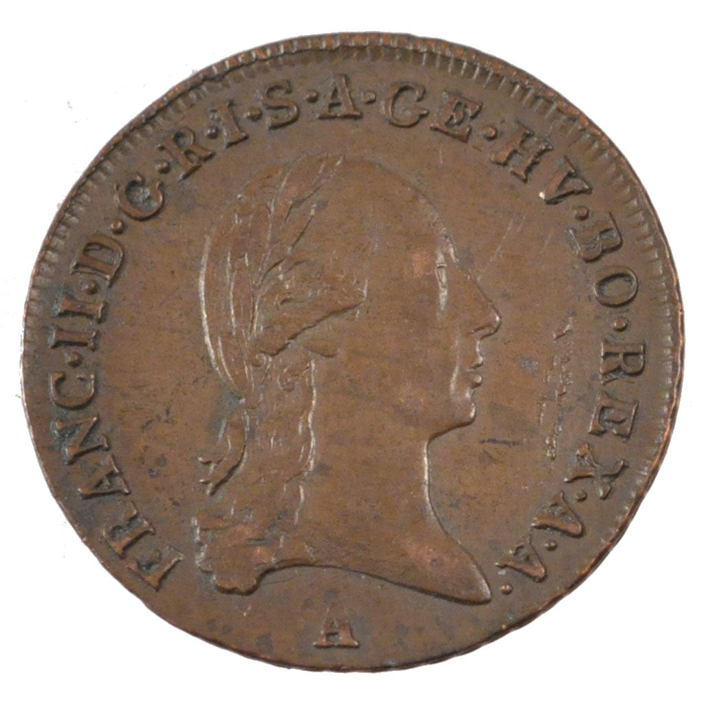 AUSTRIA, Kreuzer, 1800, Vienne, KM #2111, AU(55-58), Billon, 4.13
