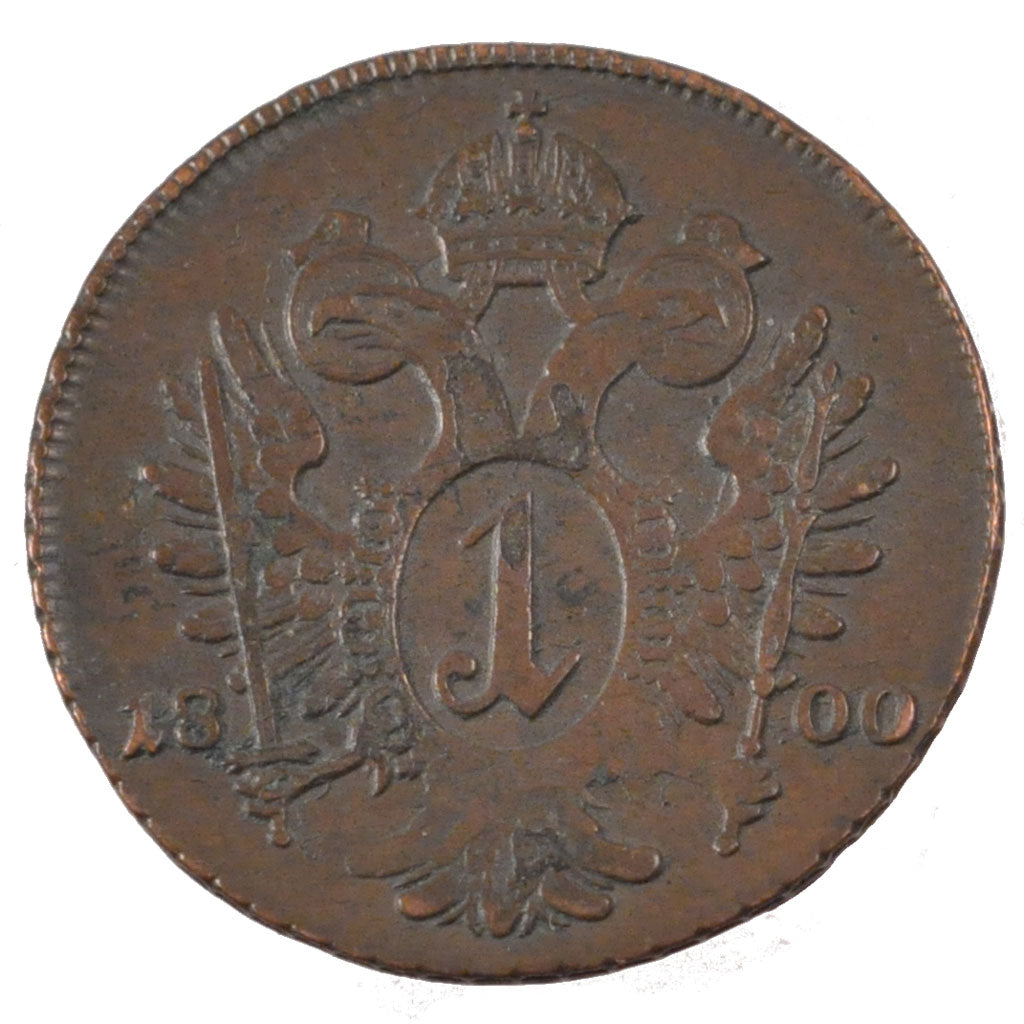 AUSTRIA, Kreuzer, 1800, Vienne, KM #2111, AU(55-58), Billon, 4.13