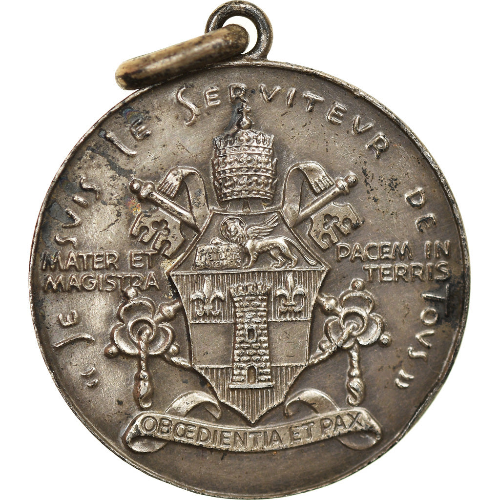 Vaticano, Medal, Le Pape Jean XXIII, Crenças e religiões, AU(50-53), Bronze