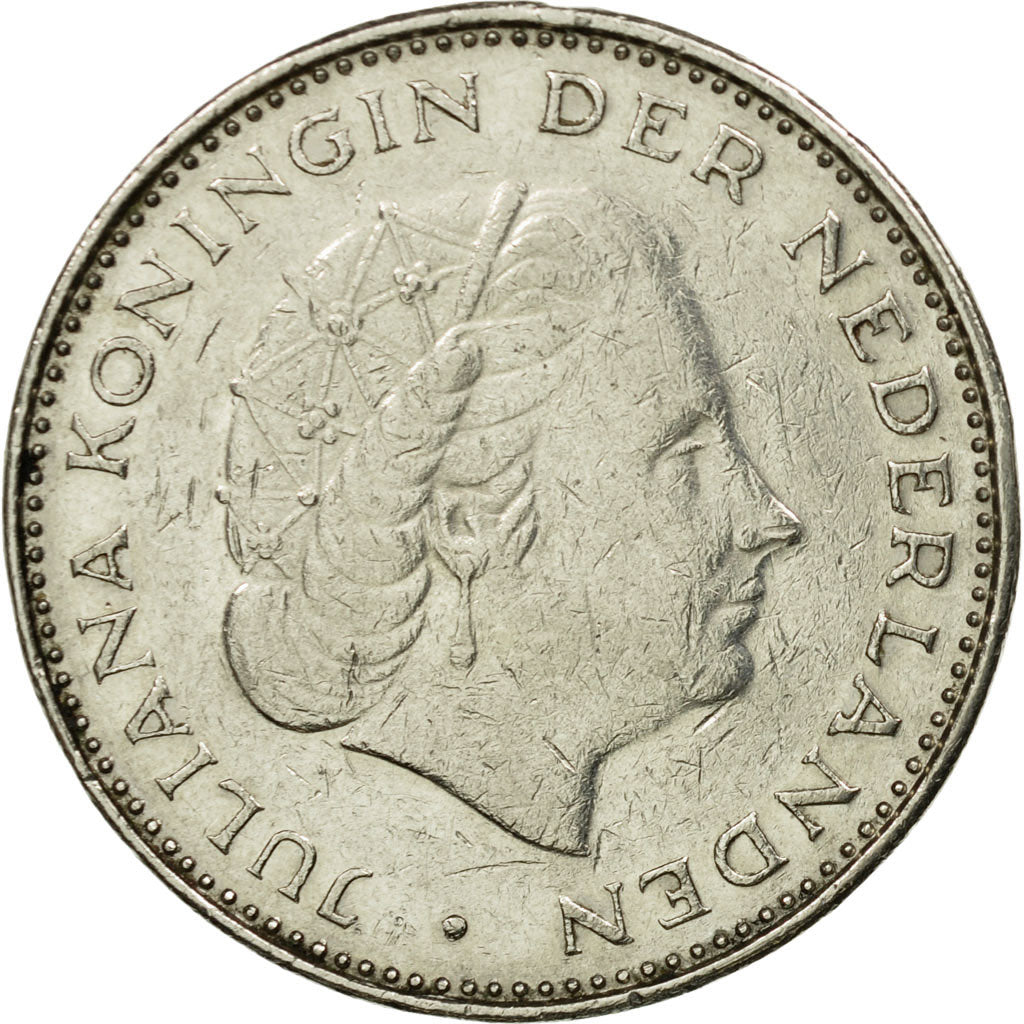 Coin, Netherlands, Juliana, 2-1/2 Gulden, 1978, EF(40-45), Nickel, KM:191