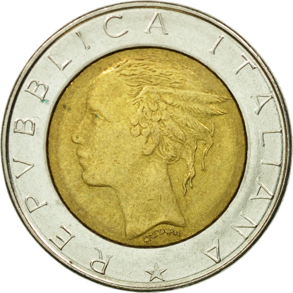 Moneta, Włochy, 500 Lire, 1982, Rome, VF(30-35), Bimetaliczny, KM:111