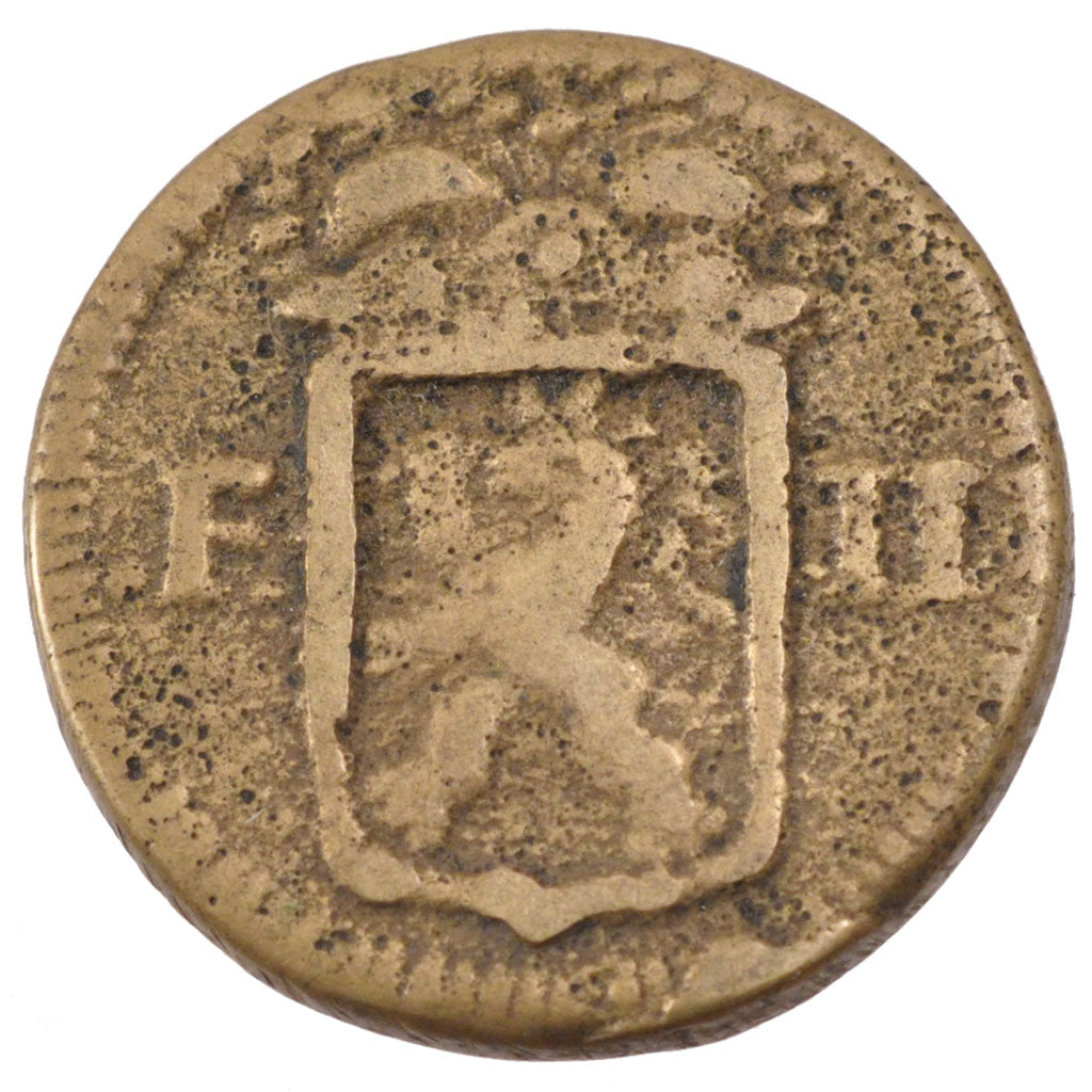 LUXEMBOURG, Sol, 1795, KM #19, EF(40-45), Copper, 18.44