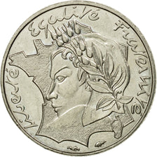 Coin, France, Jimenez, 10 Francs, 1986, AU(50-53), Nickel, KM:959, Gadoury:824
