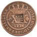 BRAZIL, 40 Reis, 1809, KM #280.2, VF(30-35), Copper, 15.35