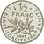 Coin, France, Semeuse, 1/2 Franc, 2001, MS(65-70), Nickel, KM:931.2