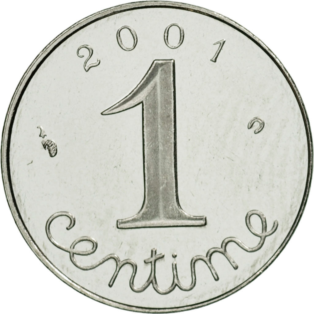 Moneta, Francia, Épi, Centime, 2001, Paris, FDC, Acciaio inossidabile, KM:928