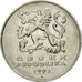 Coin, Czech Republic, 5 Korun, 1993, VF(20-25), Nickel plated steel, KM:8