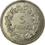 Munten, Frankrijk, Lavrillier, 5 Francs, 1937, Paris, ZF+, Nickel, Gadoury:760