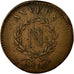 Coin, FRENCH STATES, ANTWERP, 10 Centimes, 1814, Anvers, VF(30-35), Bronze