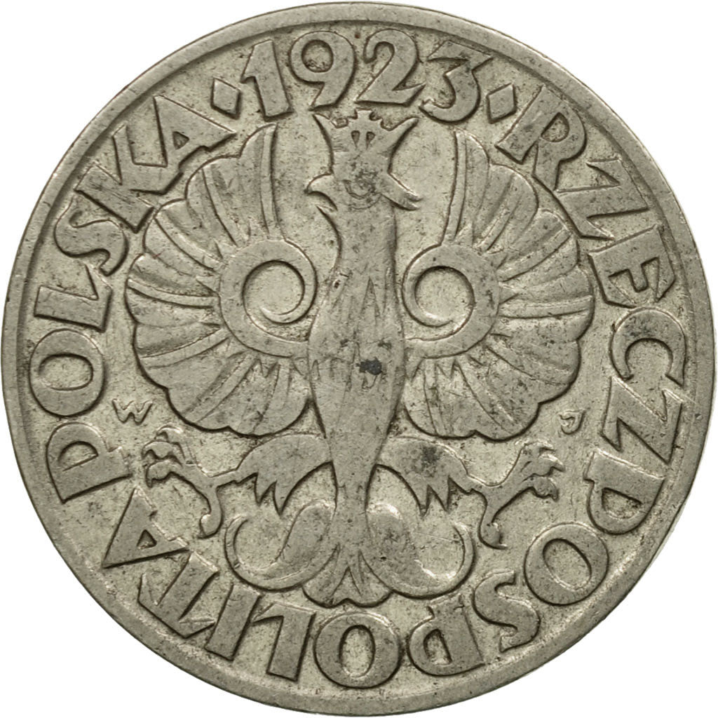 Coin, Poland, 20 Groszy, 1923, EF(40-45), Nickel, KM:12