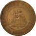 Coin, FRENCH INDO-CHINA, Cent, 1889, Paris, VF(20-25), Bronze, KM:1