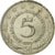 Moneta, Jugosławia, 5 Dinara, 1971, VF(30-35), Miedź-Nikiel-Cynk, KM:58
