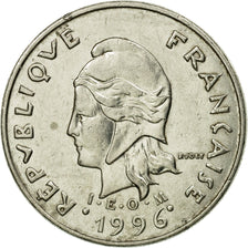 Coin, New Caledonia, 10 Francs, 1996, Paris, EF(40-45), Nickel, KM:11