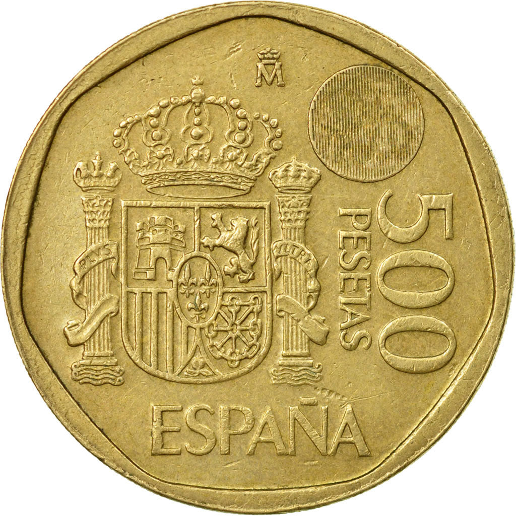 Coin, Spain, Juan Carlos I, 500 Pesetas, 1995, EF(40-45), Aluminum-Bronze