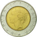 Coin, Italy, 500 Lire, 1993, Rome, EF(40-45), Bi-Metallic, KM:160