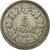Moneta, Francja, Lavrillier, 5 Francs, 1937, EF(40-45), Nikiel, Gadoury:760