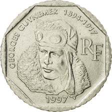 Coin, France, Guynemer, 2 Francs, 1997, AU(50-53), Nickel, KM:1187, Gadoury:550