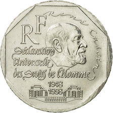 Coin, France, René Cassin, 2 Francs, 1998, AU(50-53), Nickel, KM:1213