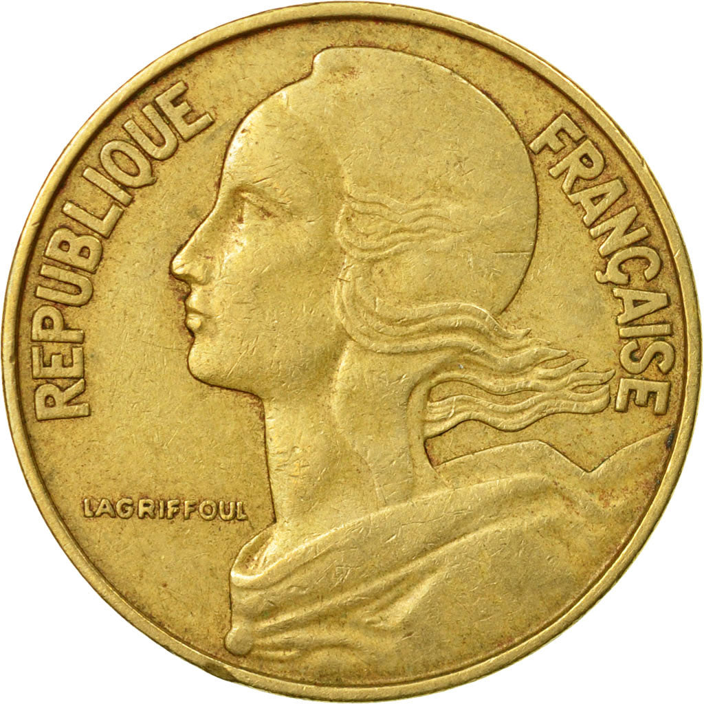 Coin, France, Marianne, 20 Centimes, 1967, Paris, EF(40-45), Aluminum-Bronze