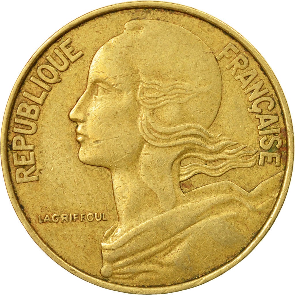 Coin, France, Marianne, 20 Centimes, 1976, Paris, VF(30-35), Aluminum-Bronze