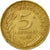 Munten, Frankrijk, Marianne, 5 Centimes, 1966, Paris, ZF, Aluminum-Bronze