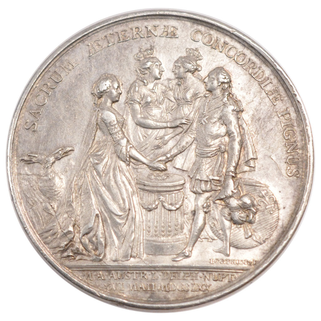 France, Royal, Token, 1770, AU(50-53), Silver, 22.97