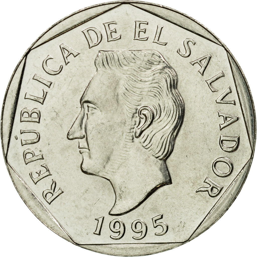 Monnaie, El Salvador, 10 Centavos, 1995, TTB, Copper-Nickel Clad Steel, KM:155b