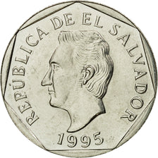 Monnaie, El Salvador, 10 Centavos, 1995, TTB, Copper-Nickel Clad Steel, KM:155b