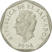 Coin, El Salvador, 5 Centavos, 1994, EF(40-45), Nickel Clad Steel, KM:154b