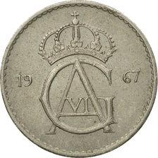 Coin, Sweden, Gustaf VI, 50 Öre, 1967, EF(40-45), Copper-nickel, KM:837