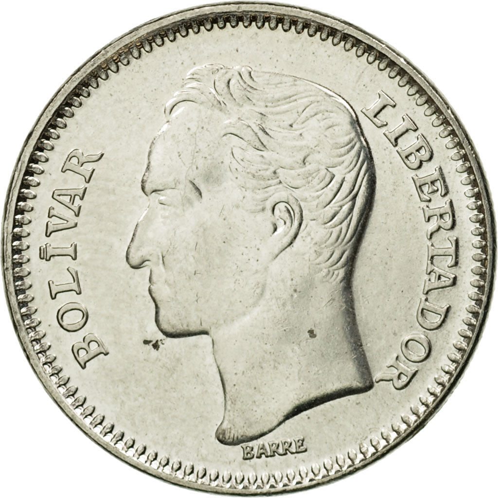 Moneta, Venezuela, 50 Centimos, 1990, BB, Acciaio ricoperto in nichel, KM:41a