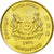 Coin, Singapore, 5 Cents, 1995, Singapore Mint, AU(50-53), Aluminum-Bronze