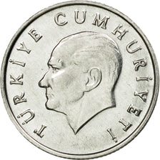 Coin, Turkey, 5 Lira, 1987, AU(55-58), Aluminum, KM:963