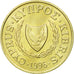 Coin, Cyprus, 2 Cents, 1996, AU(50-53), Nickel-brass, KM:54.3