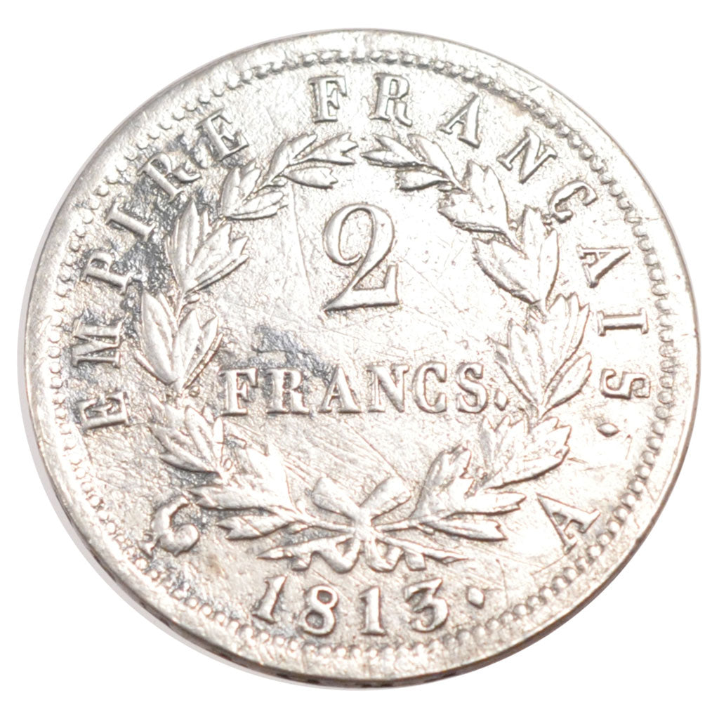 Premier Empire, 2 Francs au revers Empire