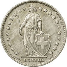 Coin, Switzerland, Franc, 1961, EF(40-45), Silver, KM:24