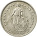 Coin, Switzerland, Franc, 1961, EF(40-45), Silver, KM:24