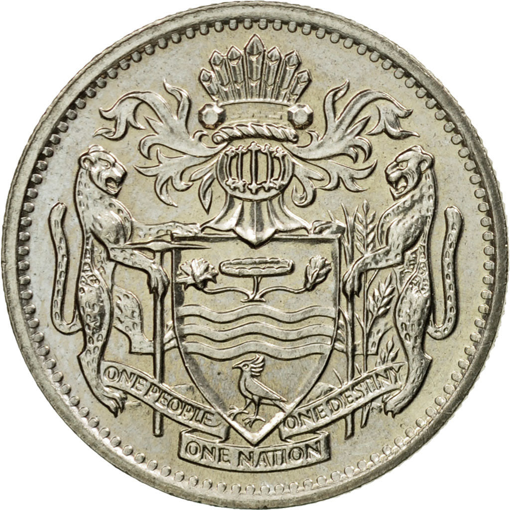 Coin, Guyana, 10 Cents, 1991, AU(55-58), Copper-nickel, KM:33