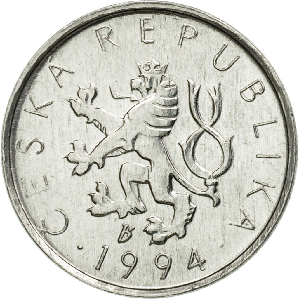 Monnaie, République Tchèque, 10 Haleru, 1994, TTB, Aluminium, KM:6