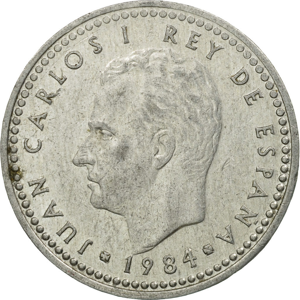 Monnaie, Espagne, Juan Carlos I, Peseta, 1984, TB+, Aluminium, KM:821