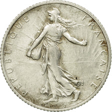 Coin, France, Semeuse, Franc, 1918, Paris, EF(40-45), Silver, KM:844.1