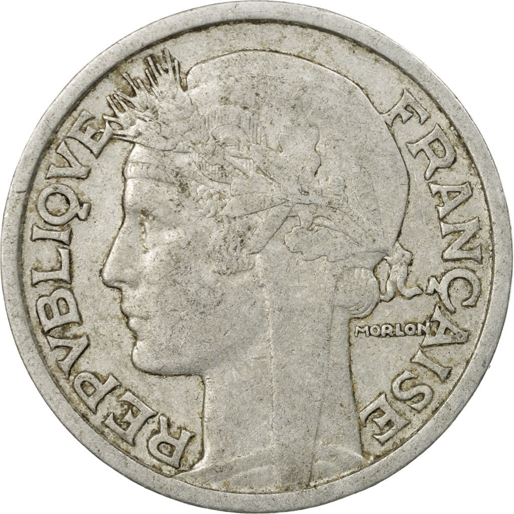 Monnaie, France, Morlon, 2 Francs, 1947, TB+, Aluminium, Gadoury:538b, KM:886a.1