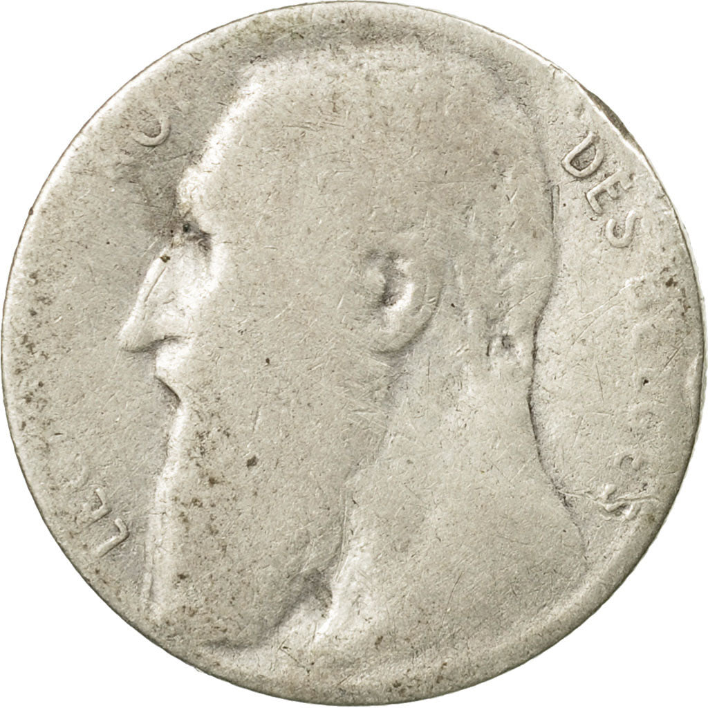 Coin, Belgium, 50 Centimes, 1901, VG(8-10), Silver, KM:50