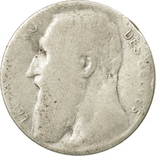 Coin, Belgium, 50 Centimes, 1901, VG(8-10), Silver, KM:50