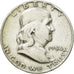Coin, United States, Franklin Half Dollar, Half Dollar, 1954, U.S. Mint, Denver